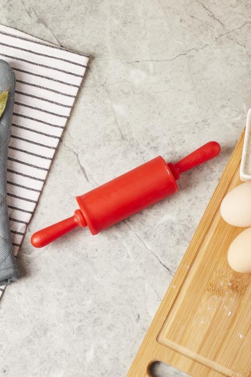 Silicone Merdane 22cm-Kırmızı