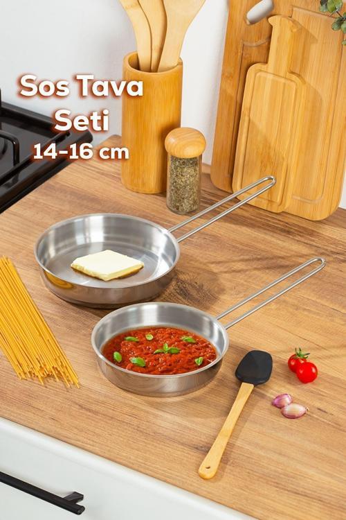 Sos Tava Seti - Sığ Sos Tavası 14-16 Cm
