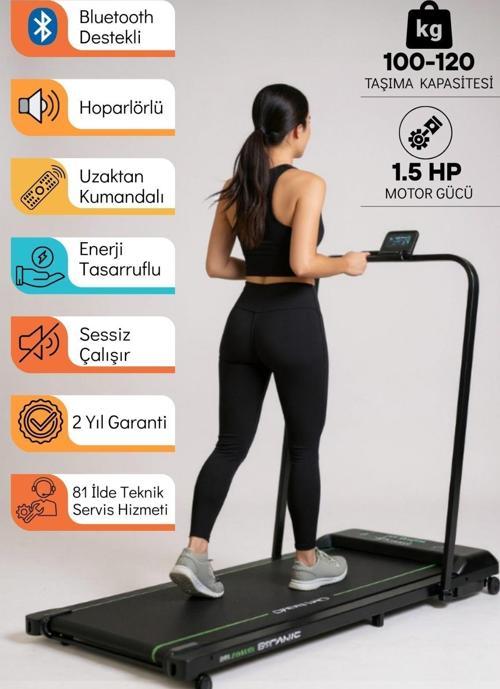 Walkfitpad T500 Uzaktan Kumandalı Katlanabilir Koşu Bandı