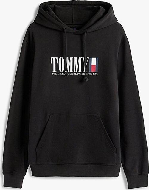 Dna Graphics Erkek Siyah Kapüşonlu Sweatshirt DM0DM22144BDS