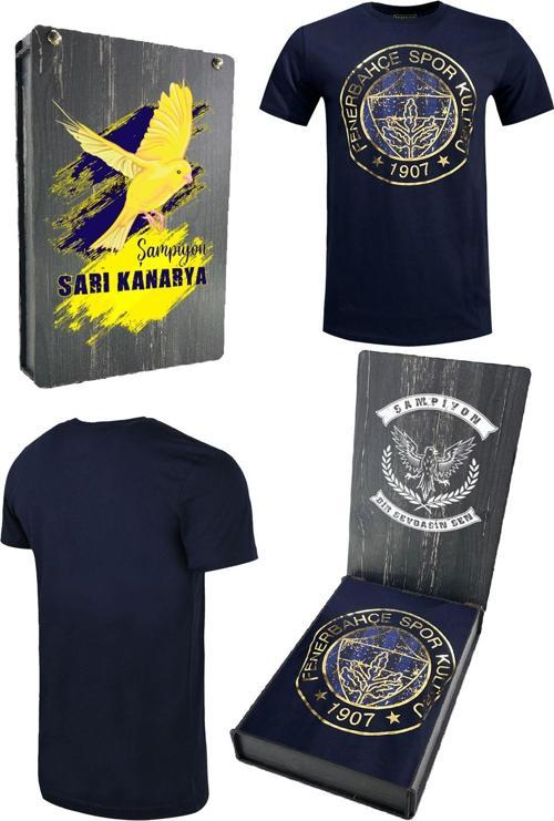 Orijinal Lisanslı Tribün Varak Logolu Spor T-ShirtHediyelik Ahşap Kutulu