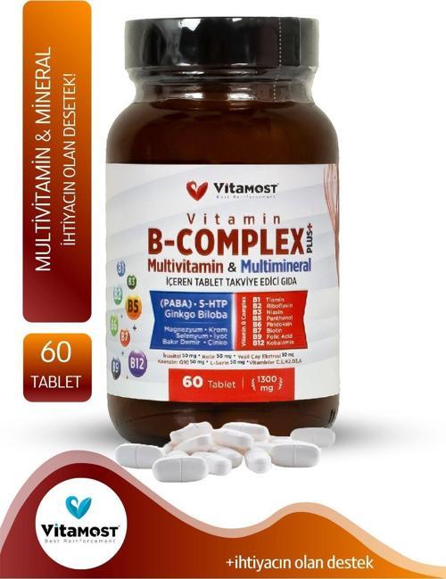 B-Complex Plus Vitamin 60 Tablet 1300 Mg