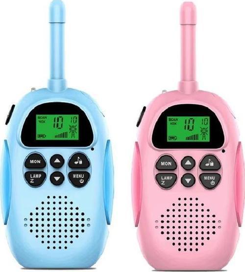 GA23 Çok Kanallı 3km Mesafeli Kablosuz Mini Çocuk Telsizi 2 Adet Işıklı