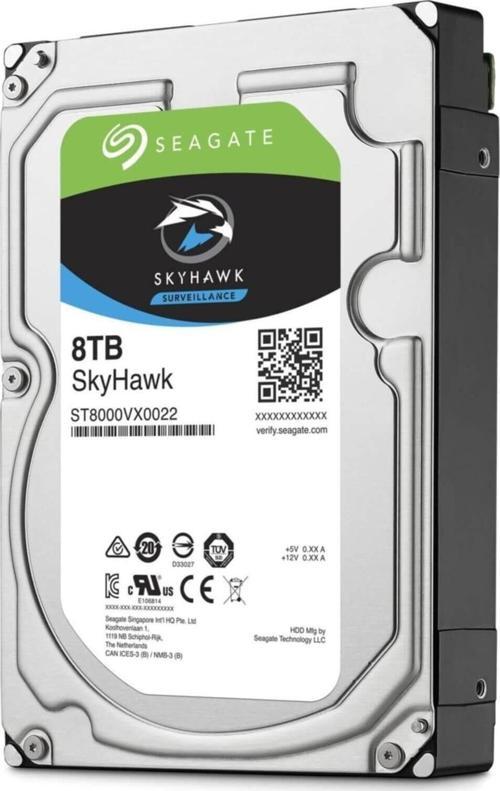 3.5 Skyhawk 8Tb 7200Rpm 256Mb Sata3 Güvenlik Hdd St8000Vx0022 (7/24)