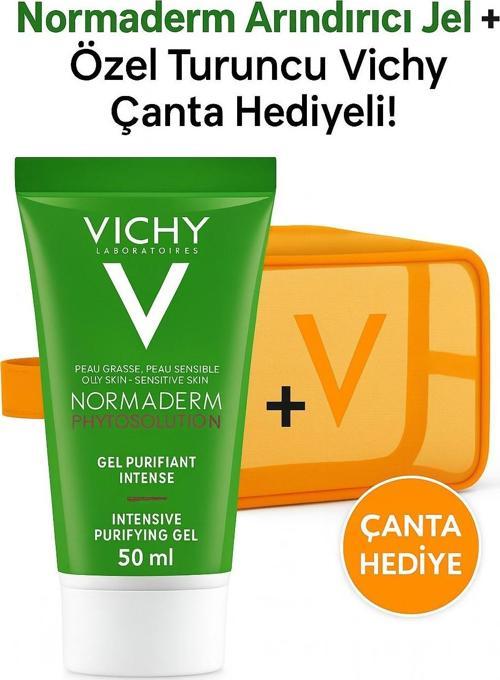 Normaderm Phytosolution Arındırıcı Jel 200 ml + Özel Turuncu Makyaj çantası