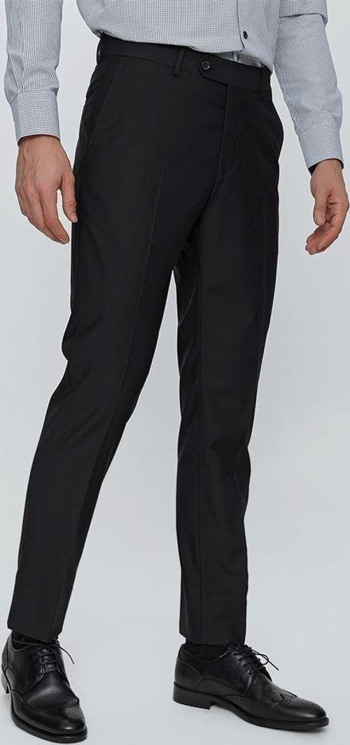 Avasar Erkek Siyah Regular Fit Kumaş Pantolon-7219