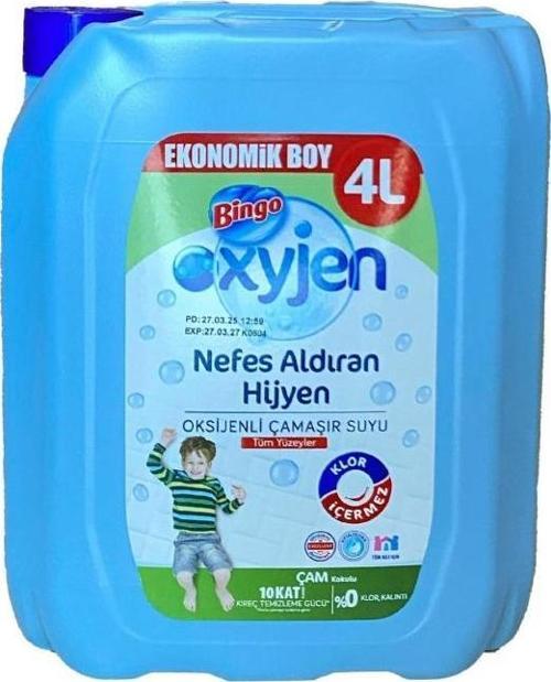 Oksijenli Çamaşır Suyu Çam Kokulu 4 L