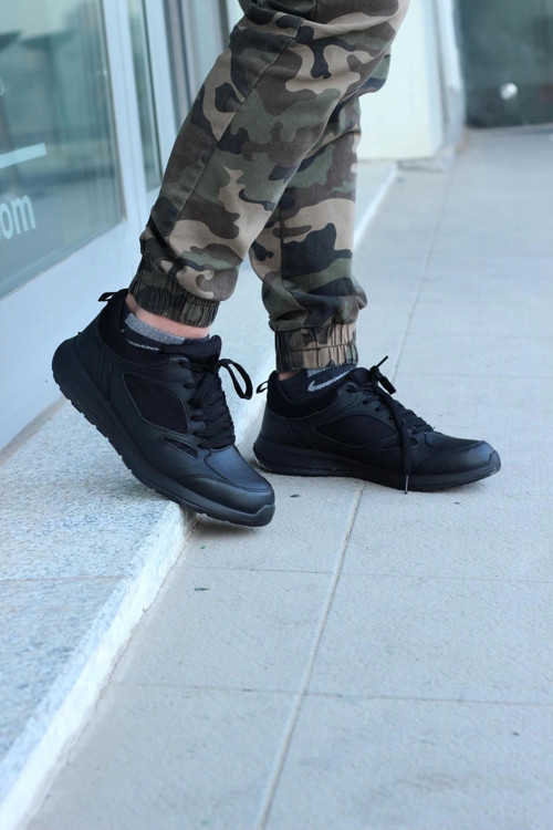 K-ank 23-75 Hakiki Deri Askeri Günlük Spor Yürüyüş Ayakkabısı Erkek