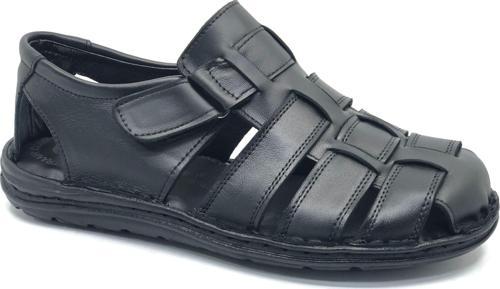 %100 Hakiki Deri Tam Ortapedik Erkek Sandalet