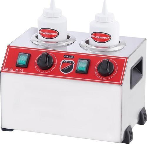 Silver Elektrikli Çiftli Şişe Sosluk Isıtıcı - 2 Li
