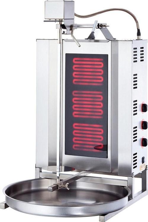 Silver Elektrikli 3 Radyanlı Üstten Motorlu Döner Ocağı