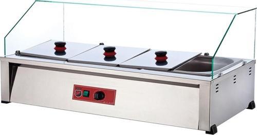 Silver Endüstriyel Elektrikli Set Üstü 4 Gözlü Benmari