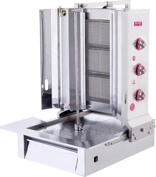Silver Tüplü 3 Radyanlı Alttan Motorlu Döner Ocağı