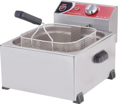 Silver Endüstriyel Tekli 8 Litre Elektrikli Fritöz