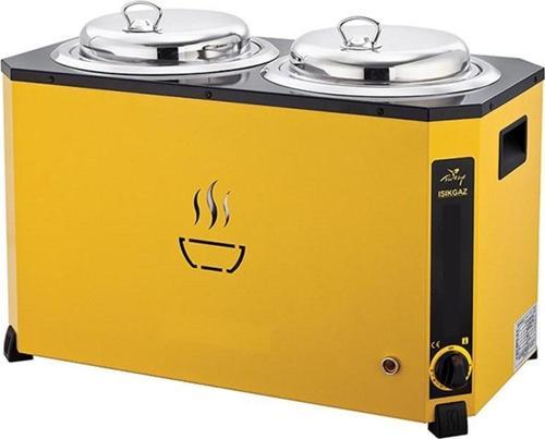 Silver Elektrikli 9+9 Litre Jumbo Çorba Potu Çorba Kazanı