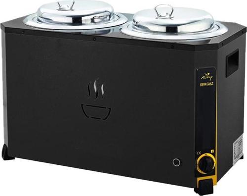Silver Elektrikli 9+9 Litre Jumbo Çorba Potu Çorba Kazanı