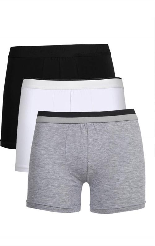 Erkek Penye 3'lü Boxer 40100