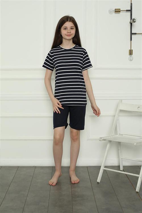 Kız Çocuk Penye Şortlu Pijama Takımı