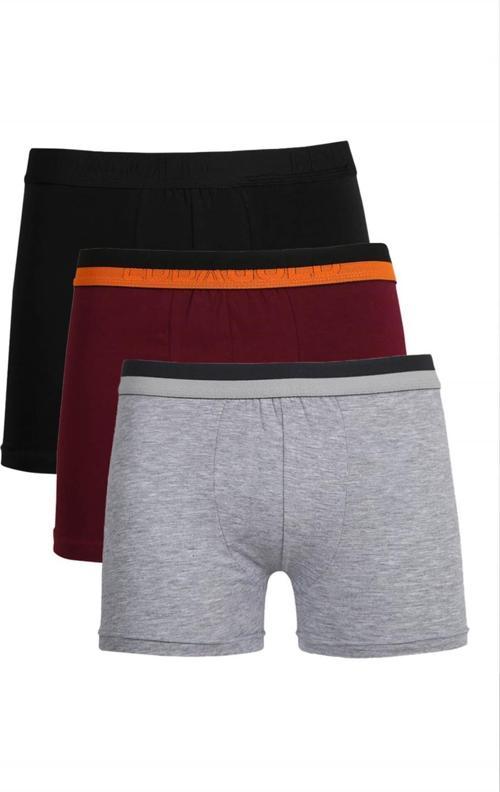 Erkek Penye 3'lü Boxer 40096