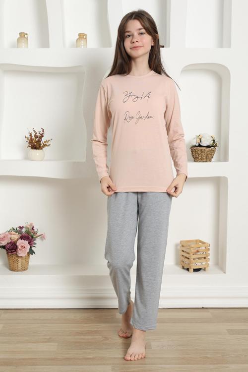 Kız Çocuk Penye Pijama Takımı