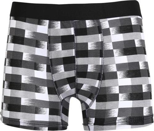 Erkek Penye Likralı Desenli Boxer 40120
