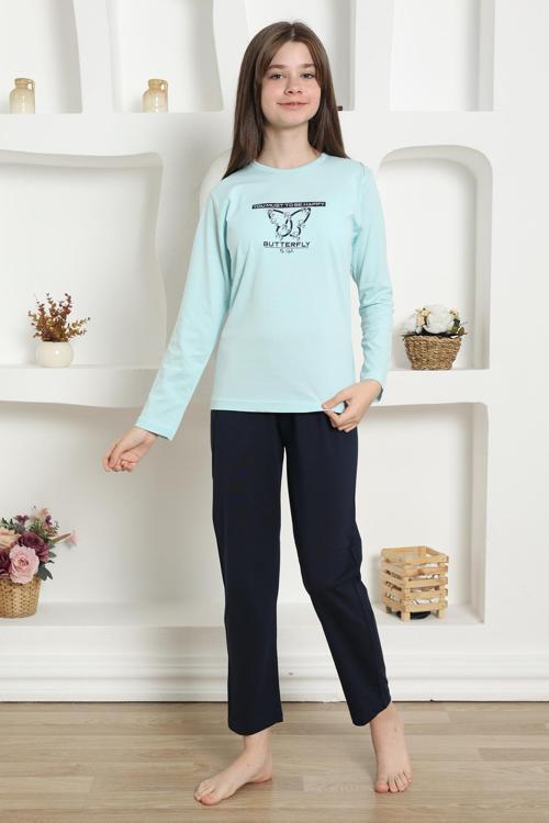Kız Çocuk Penye Pijama Takımı