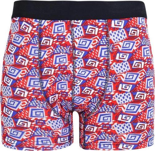 Erkek Penye Likralı Desenli Boxer 40113