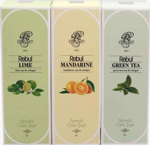 Green Tea+Lime+Mandarin 100 ml 3'lü Set