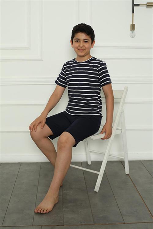 Erkek Çocuk Penye Şortlu Pijama Takım 20394