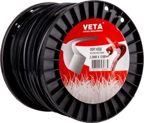 Misina Pro 3.3Mm 124M Siyah 4 Köşe