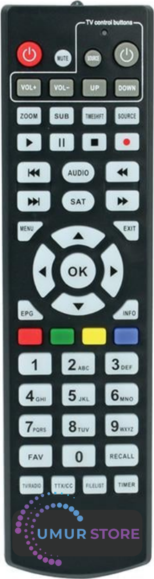 KS-HD1512 Full HD Uydu Alıcı Kumandası