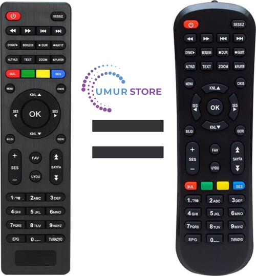 Vip Full HD Uydu Alıcı Kumandası