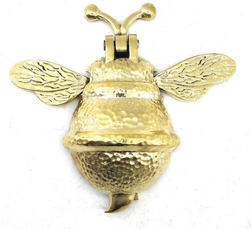 Büro Ev Dekoru için 16X15CM Maksi Retro Golden Pirinç Arı Kapı Tokmağı