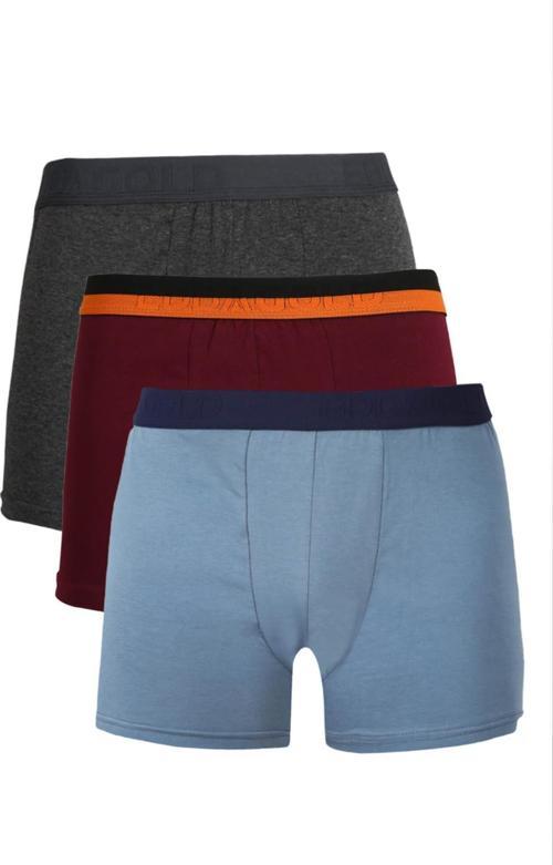 Erkek Penye 3'lü Boxer 40093