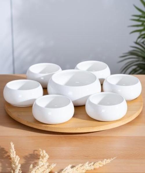 PAMİRA BAMBU 7 Lİ KASE SET M-06130\6