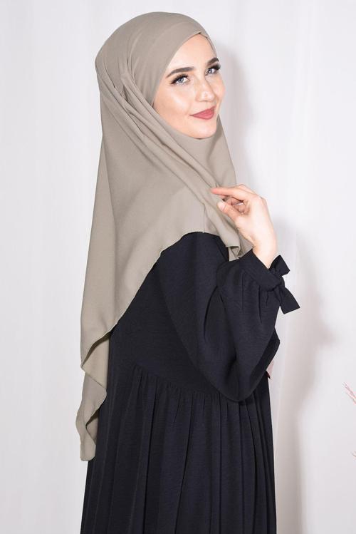Medine İpeği Orta Boy Peçeli Sufle Khimar
