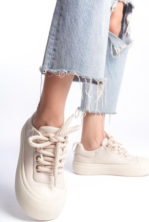 Garantili D02025 Günlük Ortopedik Kadın Sneaker Spor Ayakkabı