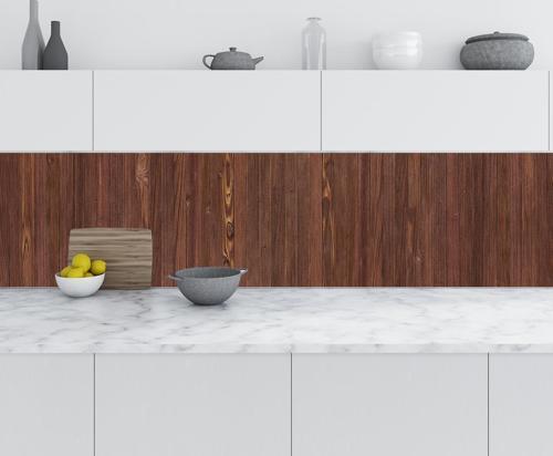 Mutfak Tezgah Arası Folyo Fayans Kaplama Folyosu Doğal Ahşap Doku 60x400 CM