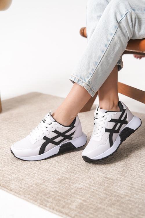 Garantili D0120 Günlük Ortopedik Kadın Sneaker Spor Ayakkabı