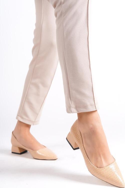 Kadın Timo Ten Rugan 4 Cm Topuklu Ayakkabı