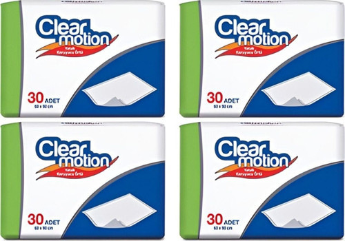Clearmotion Yatak Koruyucu Örtü 60 X 90 4X30 120 Adet