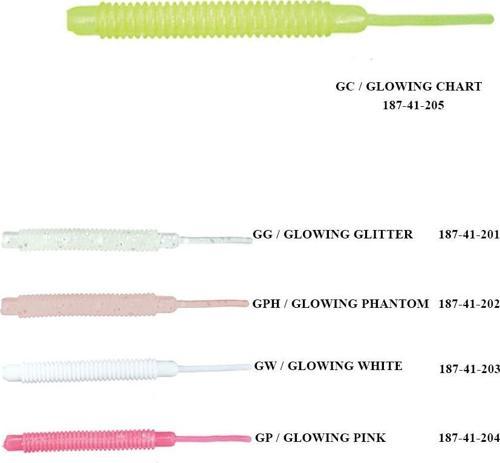 Mebaru Kasago 5cm 1gr Silikon Yem Glowing White