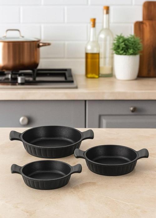 Cursa Döküm3 'lü Tava Seti 18-20-22 cm