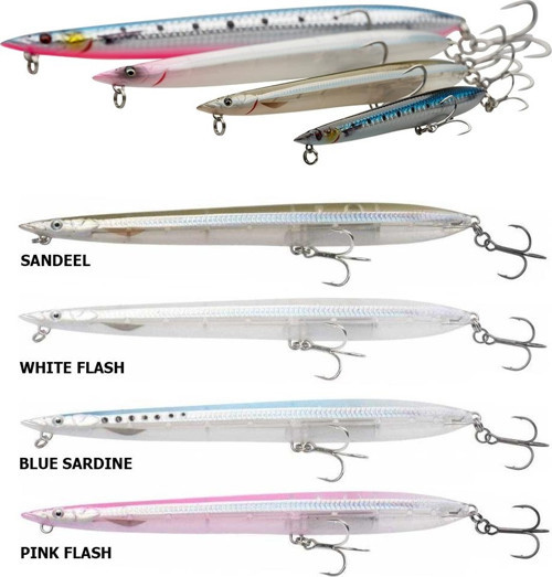 Sandeel Surf Walker 15,5cm 23gr Maket Yem White Flash