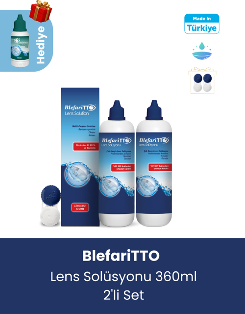 360 ml Lens Solüsyonu Çanta Boy TTO 60 ml Çanta Boy Hediye