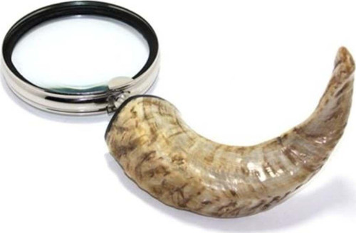 Pirinç Boynuz Saplı Büyüteç Model 1