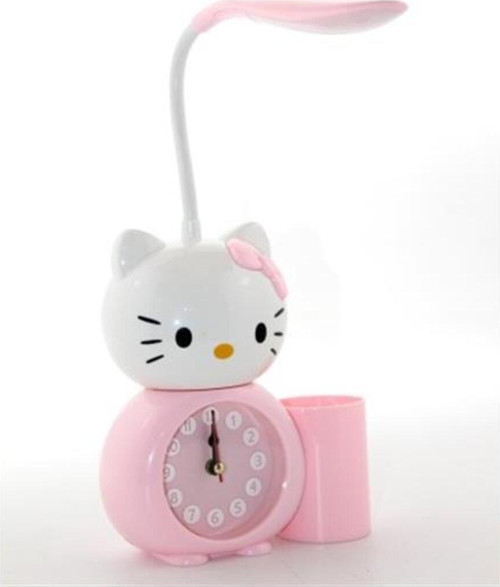Hello Kitty Masa Lambası Saat Ve Kalemlik
