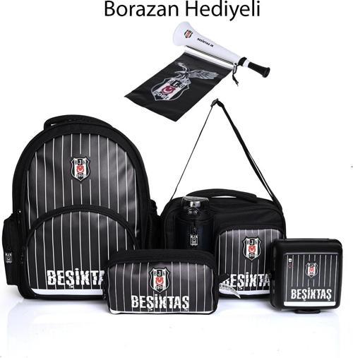 25352 Lisanslı 5'li Okul Seti – Sırt Çantası, Beslenme, Kalemlik, Matara, Beslenme Kabı