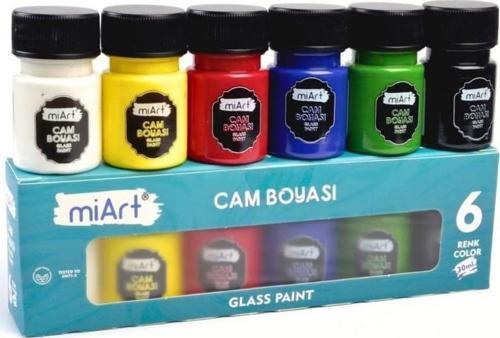 Cam Boyası 6 Renk x 30 ml