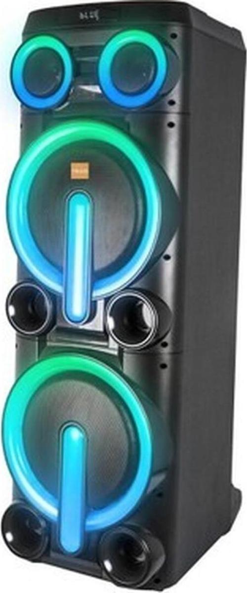 Bykalite MD-103KP 200W 12V 14000MAH Bataryalı Siyah 1 Uhf Uv Mikrofonlu Usb/bt/tf/tws/aux Rgb 220V Kablolu Gitar Girişli P